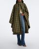 Chloe Chloé Checked wool poncho - 2