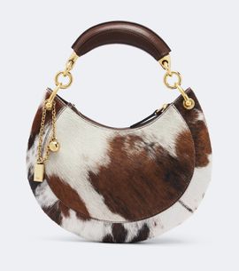 Chloe Chloé Chloé Banana Small calf hair top-handle bag