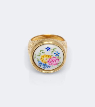 Chloe Chloé Chloé Bloomcraft floral signet ring