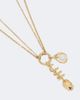 Chloe Chloé Chloé embellished pendant necklace - 2