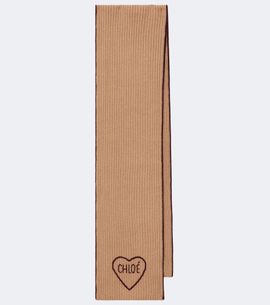 Chloe Chloé Chloé Encœur wool and cashmere scarf