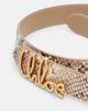 Chloe ChloÃ© ChloÃ© Iconic snake-effect leather belt - 3