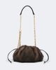 Chloe Chloé Chloé Plissé shearling shoulder bag - 1