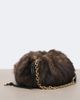 Chloe Chloé Chloé Plissé shearling shoulder bag - 4