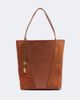 Chloe Chloé Chloé Spin Medium leather and suede tote bag - 1
