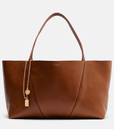 Chloe ChloÃ© ChloÃ© Spin Medium leather tote bag
