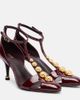 Chloe ChloÃ© Cleia 70 studded patent leather pumps - 1