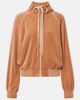 Chloe ChloÃ© Cotton-blend velour zip-up sweatshirt - 1