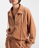 Chloe ChloÃ© Cotton-blend velour zip-up sweatshirt - 2