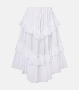 Chloe ChloÃ© Cotton midi skirt