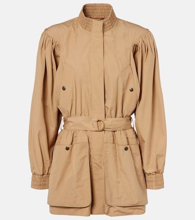 Chloé Cotton Poplin Trench Coat