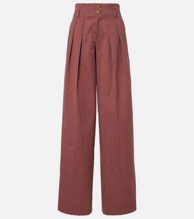 Chloe ChloÃ© Cotton wide-leg pants