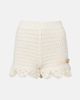 Chloe ChloÃ© Crochet scalloped cotton shorts - 1