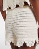 Chloe ChloÃ© Crochet scalloped cotton shorts - 4