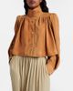 Chloe Chloé Cropped gathered suede jacket - 2