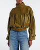Chloe Chloé Cropped leather jacket - 7