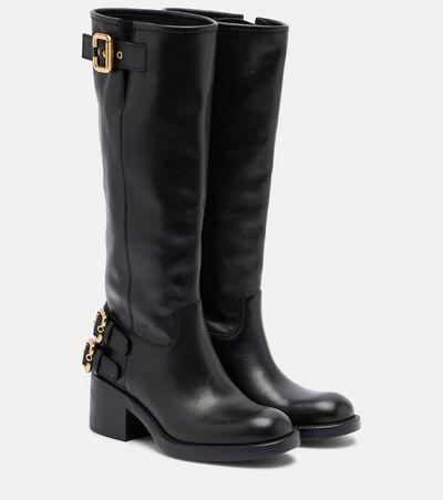 Chloe Chloé Dakota leather biker boots