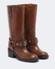 Chloe Chloé Dakota studded leather knee-high boots - 1