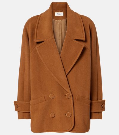 Chloe ChloÃ© Double-breasted virgin-wool coat