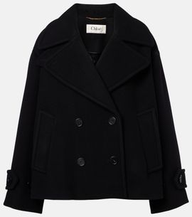 Chloe ChloÃ© Double-breasted wool-blend peacoat