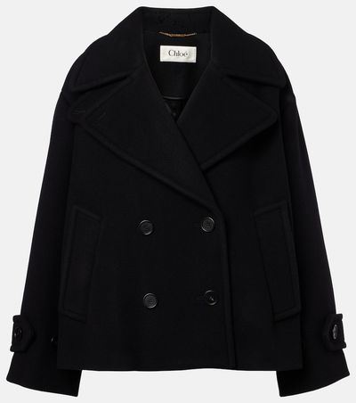 Chloe ChloÃ© Double-breasted wool-blend peacoat
