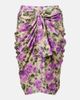 Chloe Chloé Draped floral silk midi skirt - 1