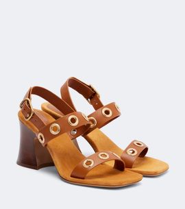 Chloe ChloÃ© Embellished leather sandals