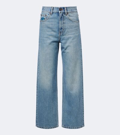 Chloe Chloé Embroidered straight jeans