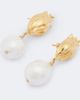 Chloe Chloé Faux pearl brass earrings - 4