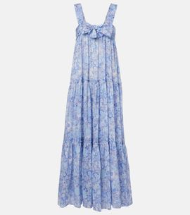 Chloe ChloÃ© Floral cotton voile maxi dress