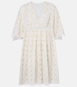 Chloe Chloé Floral cotton voile minidress