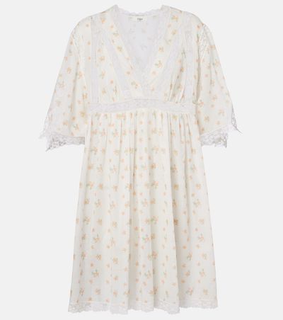 Chloe Chloé Floral cotton voile minidress