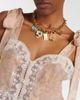 Chloe ChloÃ© Floral lace-trimmed silk top - 3