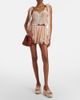 Chloe ChloÃ© Floral pleated silk charmeuse shorts - 2