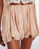 Chloe ChloÃ© Floral pleated silk charmeuse shorts - 3