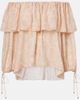 Chloe ChloÃ© Floral silk charmeuse top - 1