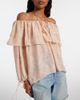 Chloe ChloÃ© Floral silk charmeuse top - 3