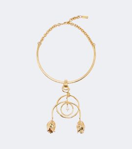 Chloe Chloé Gold-plated pearl necklace
