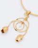Chloe Chloé Gold-plated pearl necklace - 2