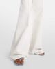 Chloe ChloÃ© High-rise cotton canvas flared pants - 5