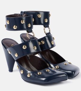 Chloe Chloé Jade studded leather pumps