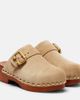 Chloe ChloÃ© Jeannette 40 embellished suede clogs - 1