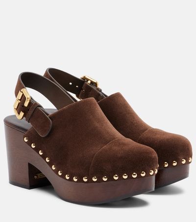 Chloe ChloÃ© Jeannette suede clogs