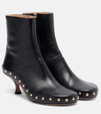 Chloe ChloÃ© Junie studded leather ankle boots