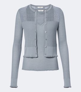 Chloe Chloé Knitted wool top and cardigan set