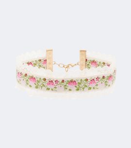 Chloe Chloé Lace-trimmed floral choker