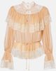 Chloe Chloé Lace-trimmed silk blouse - 1