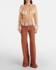 Chloe Chloé Lace-trimmed silk blouse - 2