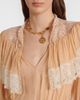 Chloe Chloé Lace-trimmed silk blouse - 4
