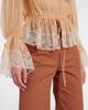 Chloe Chloé Lace-trimmed silk blouse - 5